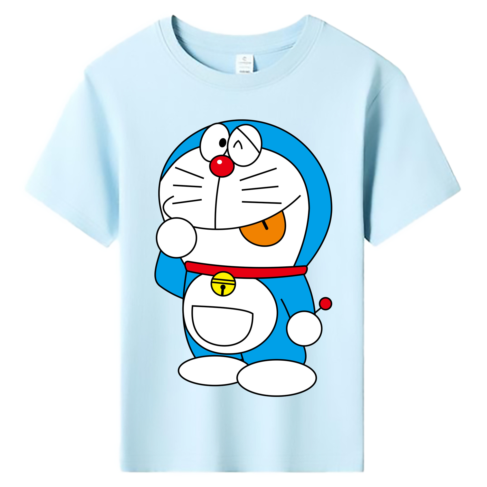 （画像用） ドラえもん Doraemon 綿100％キッズTシャツ（フロントプリント）